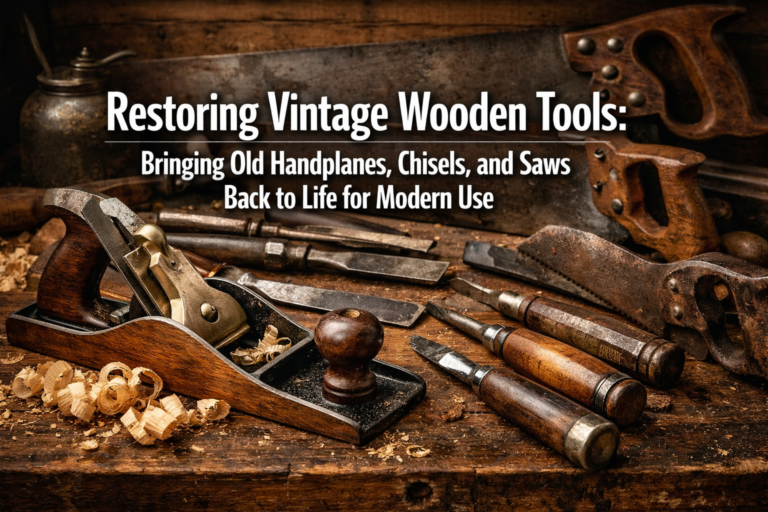 Restoring Vintage Wooden Tools: Bringing Old Handplanes, Chisels, and Saws Back to Life for Modern Use