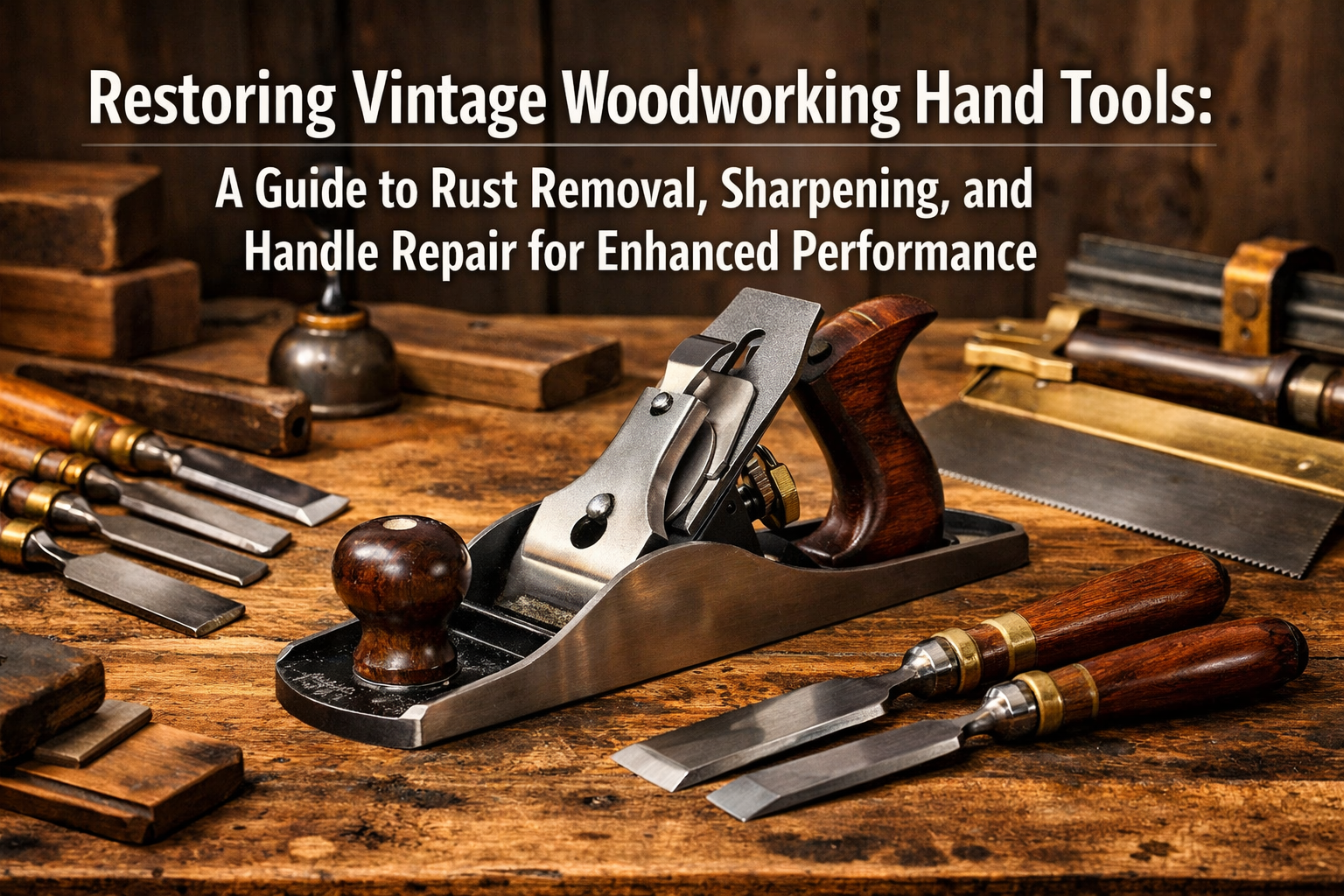 Restoring Vintage Woodworking Hand Tools: A Guide to Rust Removal, Sharpening, and Handle Repair for Enhanced Performance