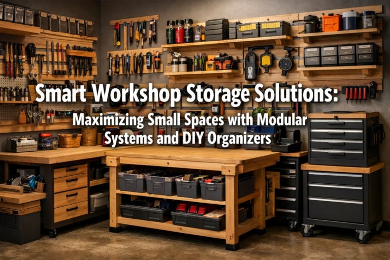 Smart Workshop Storage Solutions: Maximizing Small Spaces with Modular Systems and DIY Organizers