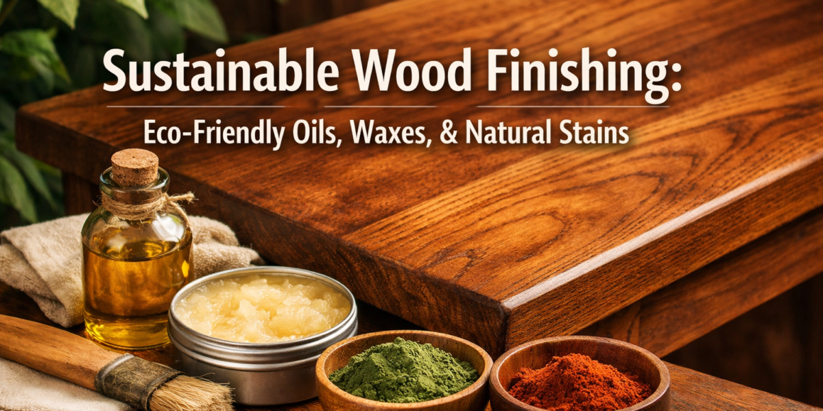 Sustainable Wood Finishing: Eco-Friendly Oils, Waxes, and Natural Stains for Healthier Projects