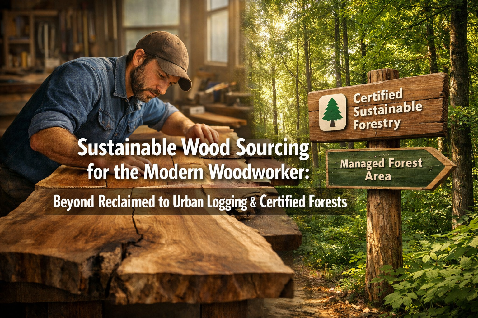 Sustainable Wood Sourcing for the Modern Woodworker: Beyond Reclaimed to Urban Logging & Certified Forests