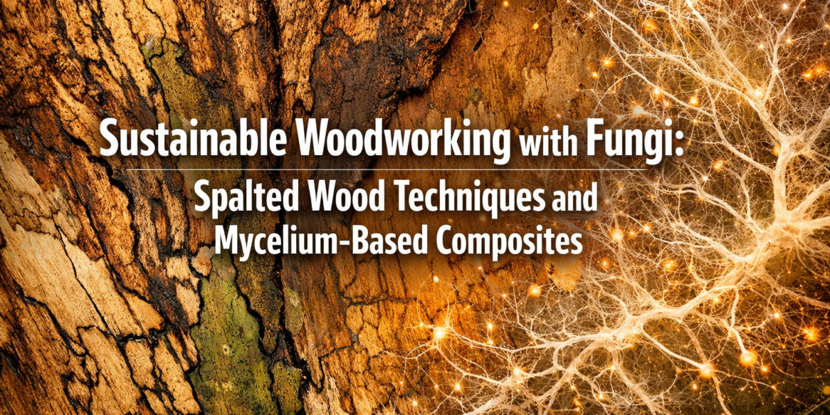 Sustainable Woodworking with Fungi: Spalted Wood Techniques and Mycelium-Based Composites