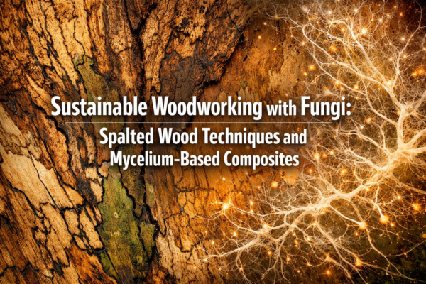 Sustainable Woodworking with Fungi: Spalted Wood Techniques and Mycelium-Based Composites
