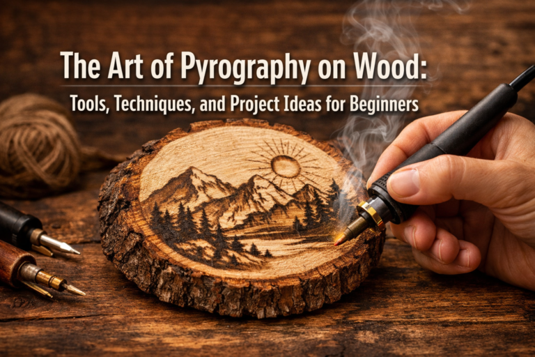 The Art of Pyrography on Wood: Tools, Techniques, and Project Ideas for Beginners