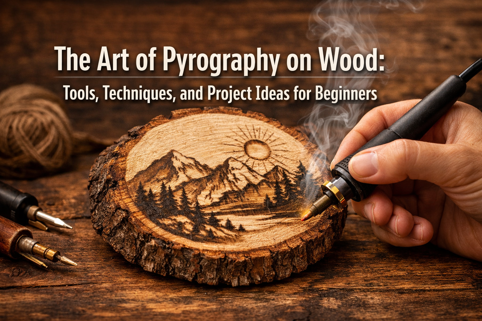 The Art of Pyrography on Wood: Tools, Techniques, and Project Ideas for Beginners