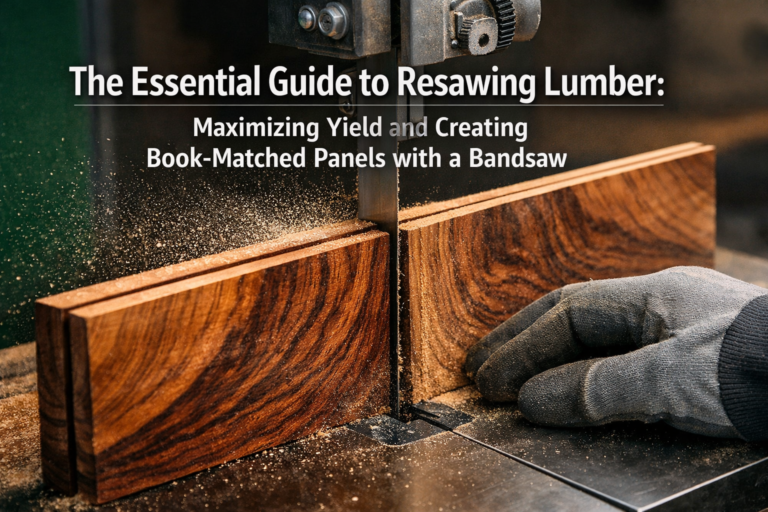 The Essential Guide to Resawing Lumber: Maximizing Yield and Creating Book-Matched Panels with a Bandsaw