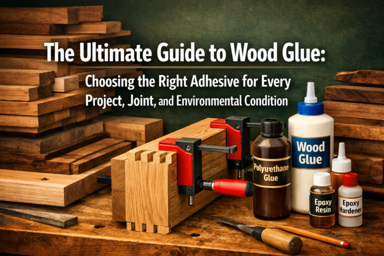 The Ultimate Guide to Wood Glue: Choosing the Right Adhesive for Every Project, Joint, and Environmental Condition