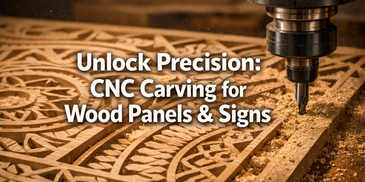 Beginner’s Guide to CNC Carving for Decorative Wood Panels and Signage: From Design to Finishing