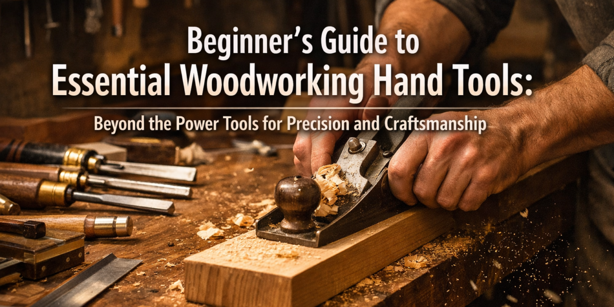 Beginner’s Guide to Essential Woodworking Hand Tools: Beyond the Power Tools for Precision and Craftsmanship
