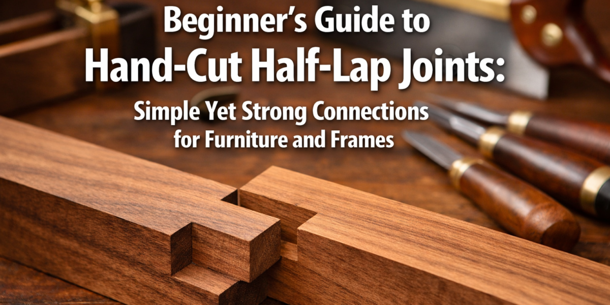Beginner’s Guide to Hand-Cut Half-Lap Joints: Simple Yet Strong Connections for Furniture and Frames