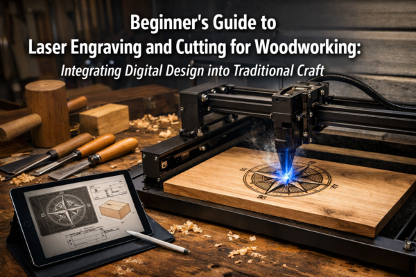 Beginner’s Guide to Laser Engraving and Cutting for Woodworking: Integrating Digital Design into Traditional Craft