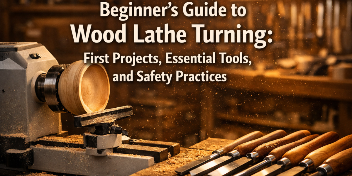 Beginner’s Guide to Wood Lathe Turning: First Projects, Essential Tools, and Safety Practices