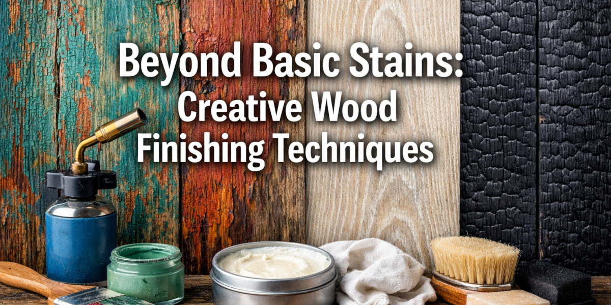 Beyond Basic Stains: Creative Wood Finishing Techniques with Milk Paint, Liming Wax, and Shou Sugi Ban