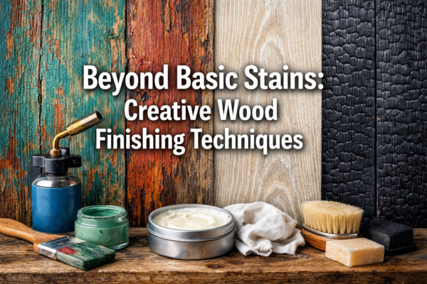 Beyond Basic Stains: Creative Wood Finishing Techniques with Milk Paint, Liming Wax, and Shou Sugi Ban