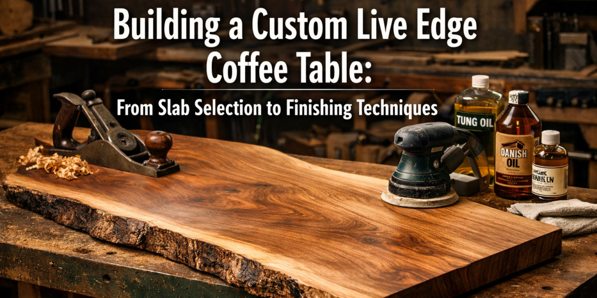 Building a Custom Live Edge Coffee Table: From Slab Selection to Finishing Techniques