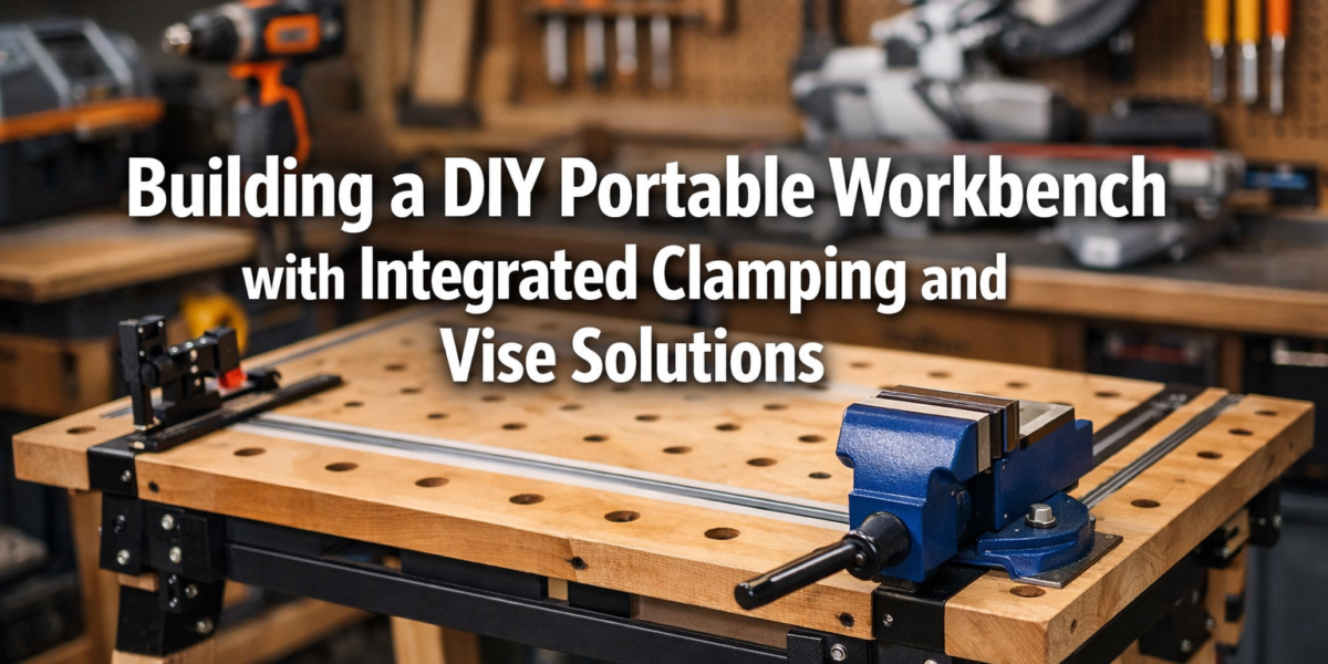 Building a DIY Portable Workbench with Integrated Clamping and Vise Solutions