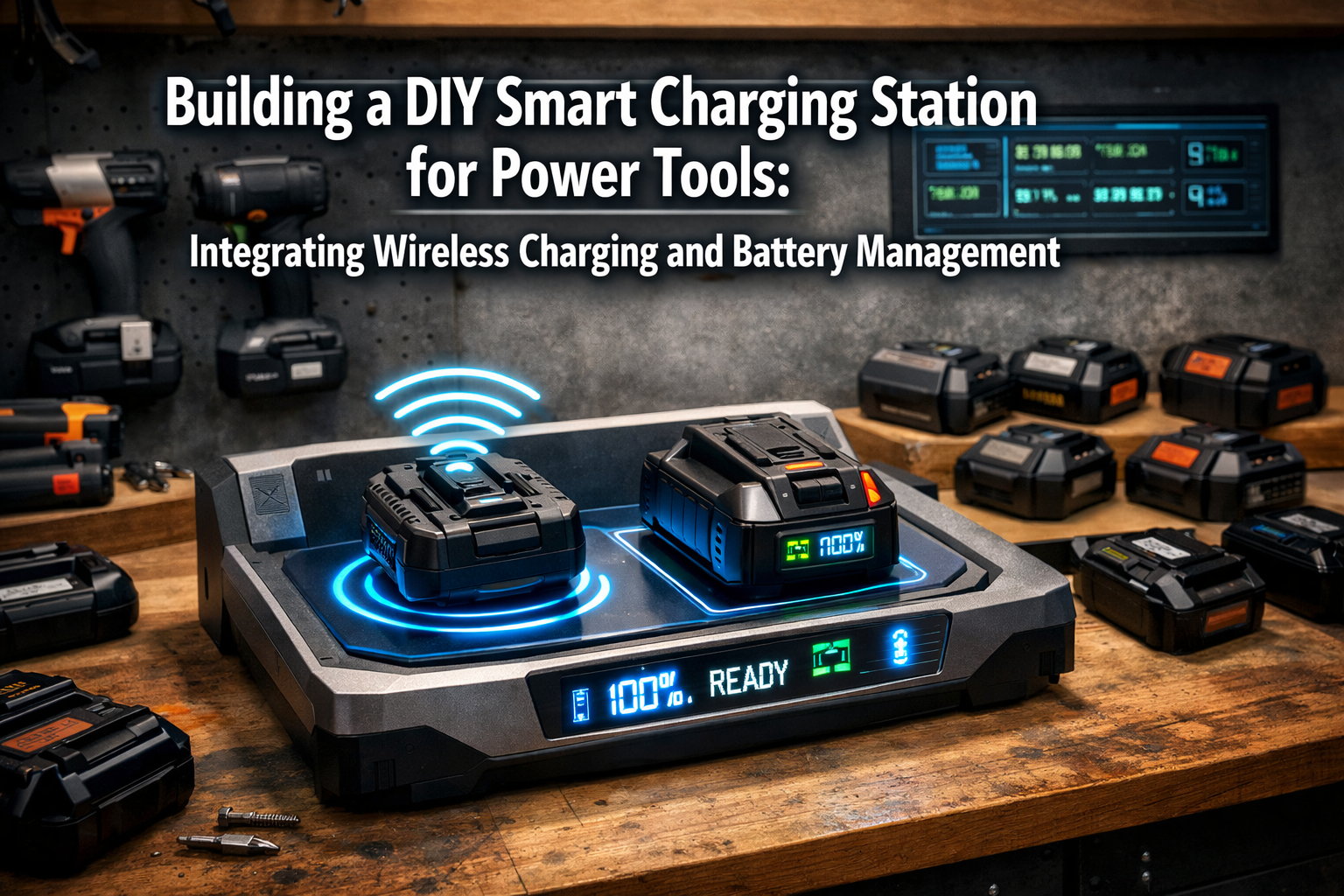 Building a DIY Smart Charging Station for Power Tools: Integrating
