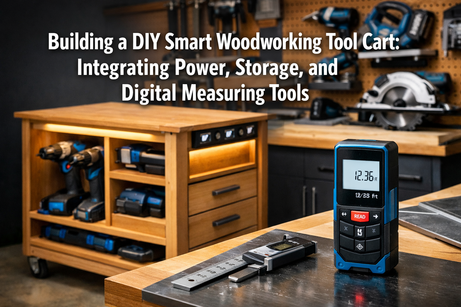 Building a DIY Smart Woodworking Tool Cart: Integrating Power,