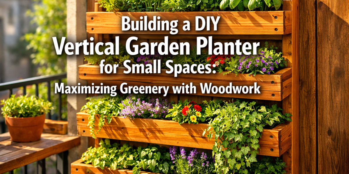 Building a DIY Vertical Garden Planter for Small Spaces: Maximizing Greenery with Woodwork