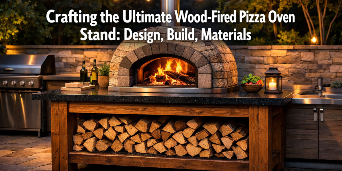 Building a Modern Wood-Fired Pizza Oven Stand: Design, Construction, and Material Selection