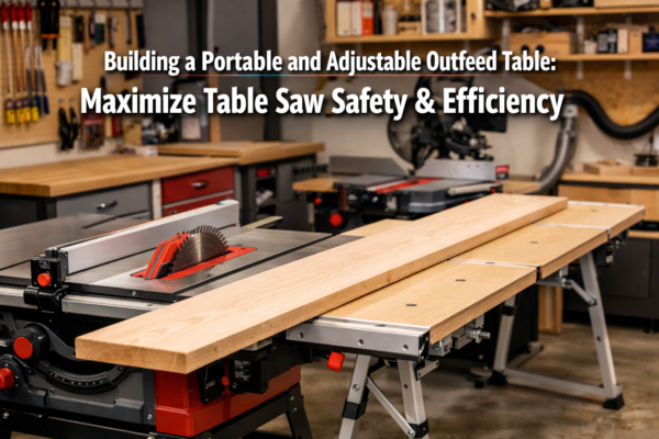 Building a Portable and Adjustable Outfeed Table for Your Table Saw: Maximizing Safety and Efficiency in a Small Shop