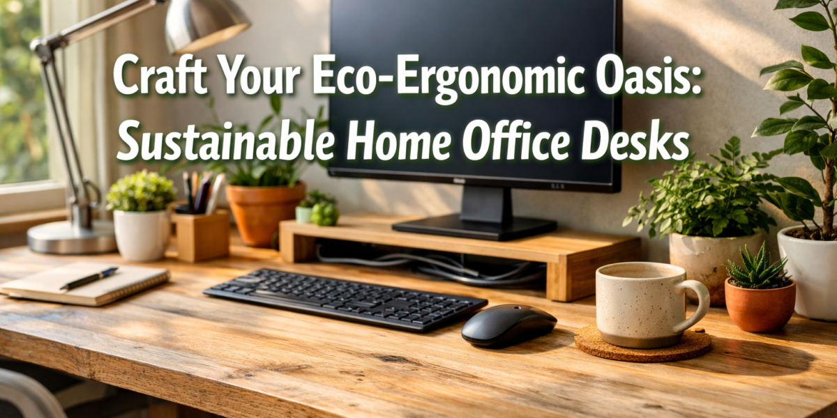 Building a Sustainable Home Office Desk: Integrating Ergonomics, Cable Management, and Biophilic Design
