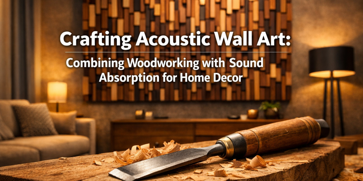 Crafting Acoustic Wall Art: Combining Woodworking with Sound Absorption for Home Decor