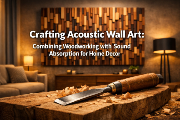 Crafting Acoustic Wall Art: Combining Woodworking with Sound Absorption for Home Decor