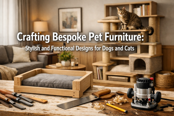 Crafting Bespoke Pet Furniture: Stylish and Functional Designs for Dogs and Cats