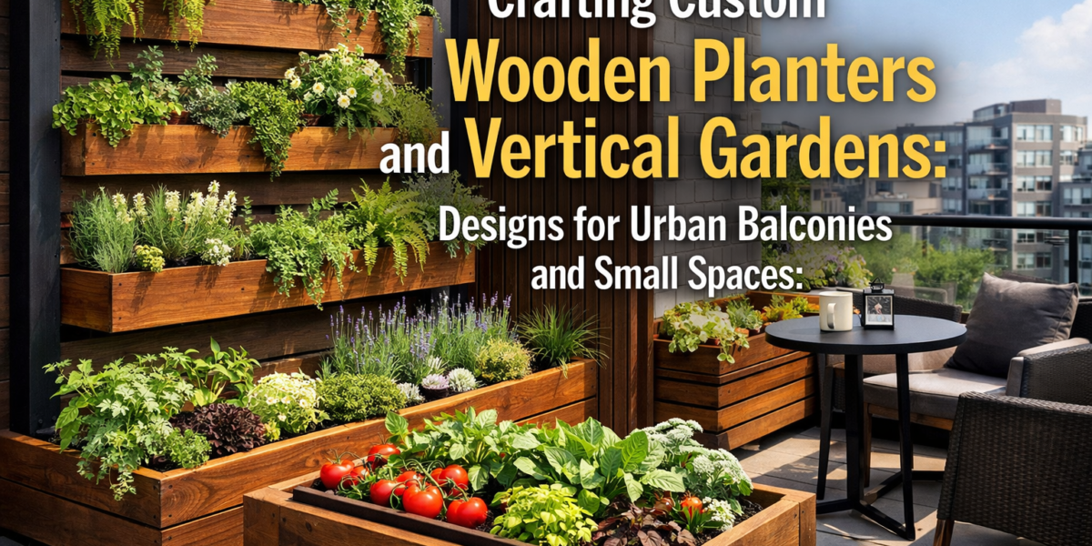 Crafting Custom Wooden Planters and Vertical Gardens: Designs for Urban Balconies and Small Spaces