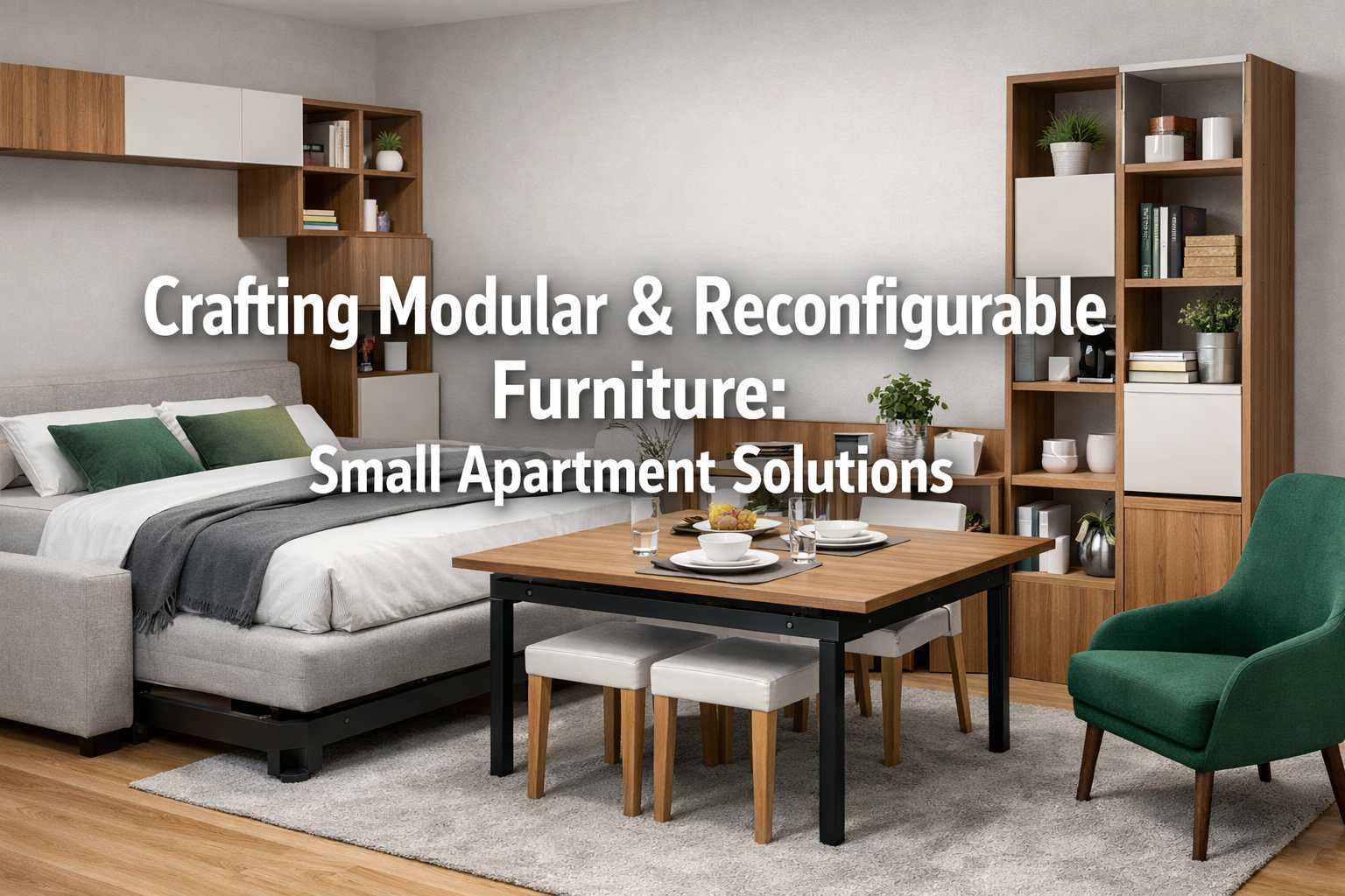 Crafting Modular and Reconfigurable Furniture for Small Apartments: