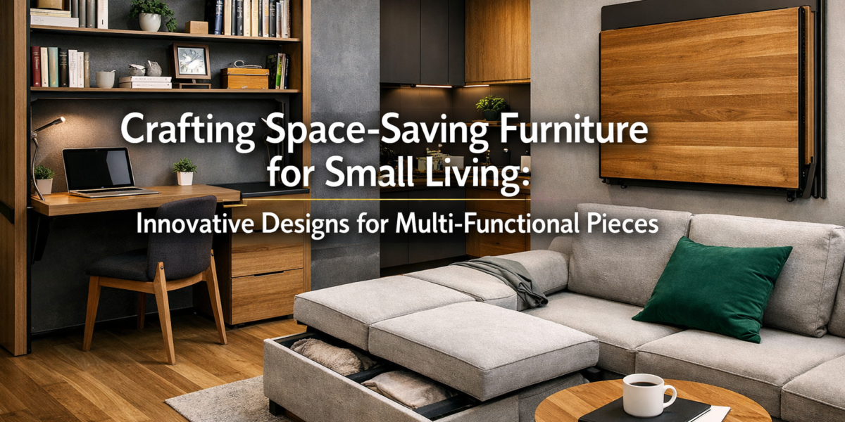 Crafting Space-Saving Furniture for Small Living: Innovative Designs for Multi-Functional Pieces