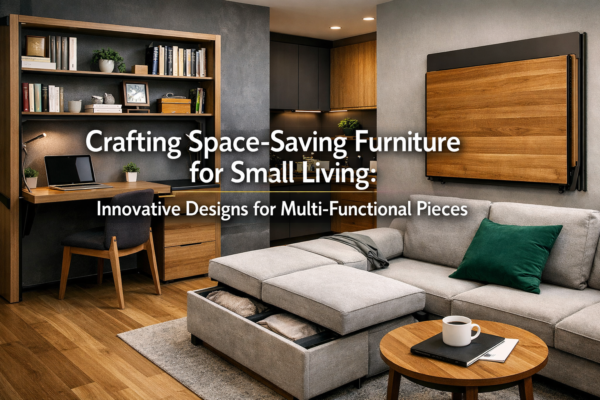 Crafting Space-Saving Furniture for Small Living: Innovative Designs for Multi-Functional Pieces