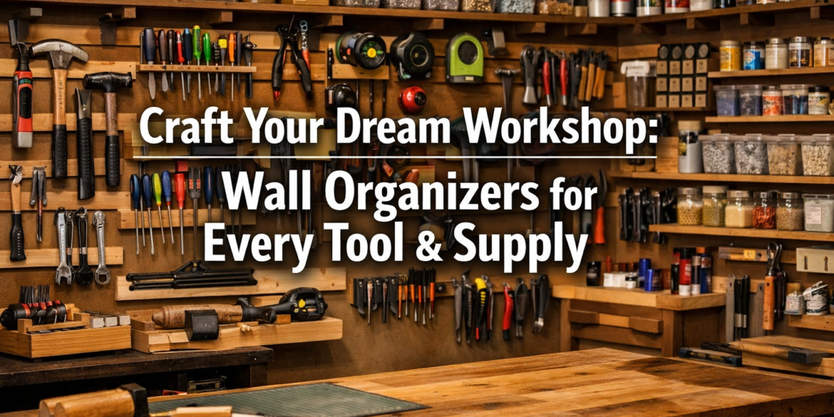 Crafting Space-Saving Wall-Mounted Workshop Organizers: Designs for Tools, Supplies, and Project Parts