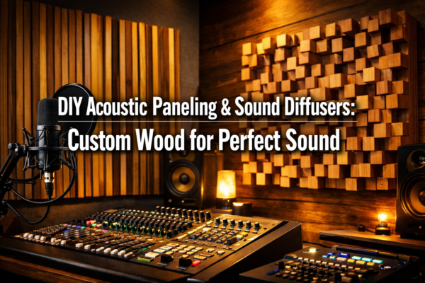 DIY Acoustic Paneling and Sound Diffusers: Enhancing Home Studios and Theaters with Custom Wooden Designs