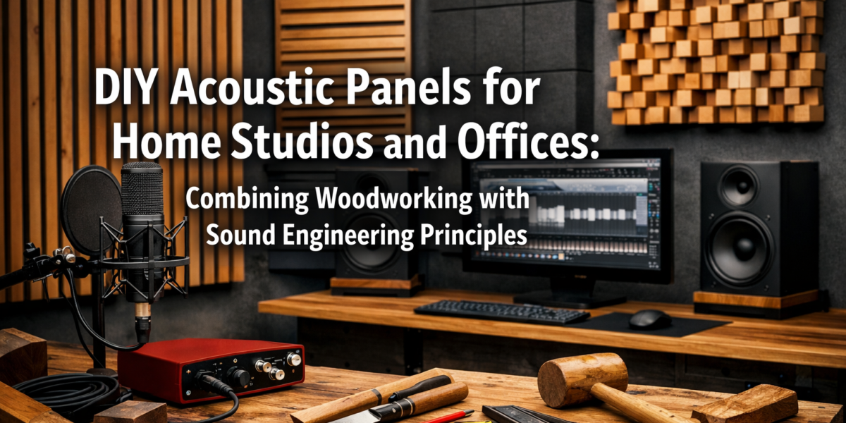 DIY Acoustic Panels for Home Studios and Offices: Combining Woodworking with Sound Engineering Principles