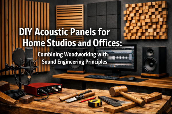 DIY Acoustic Panels for Home Studios and Offices: Combining Woodworking with Sound Engineering Principles