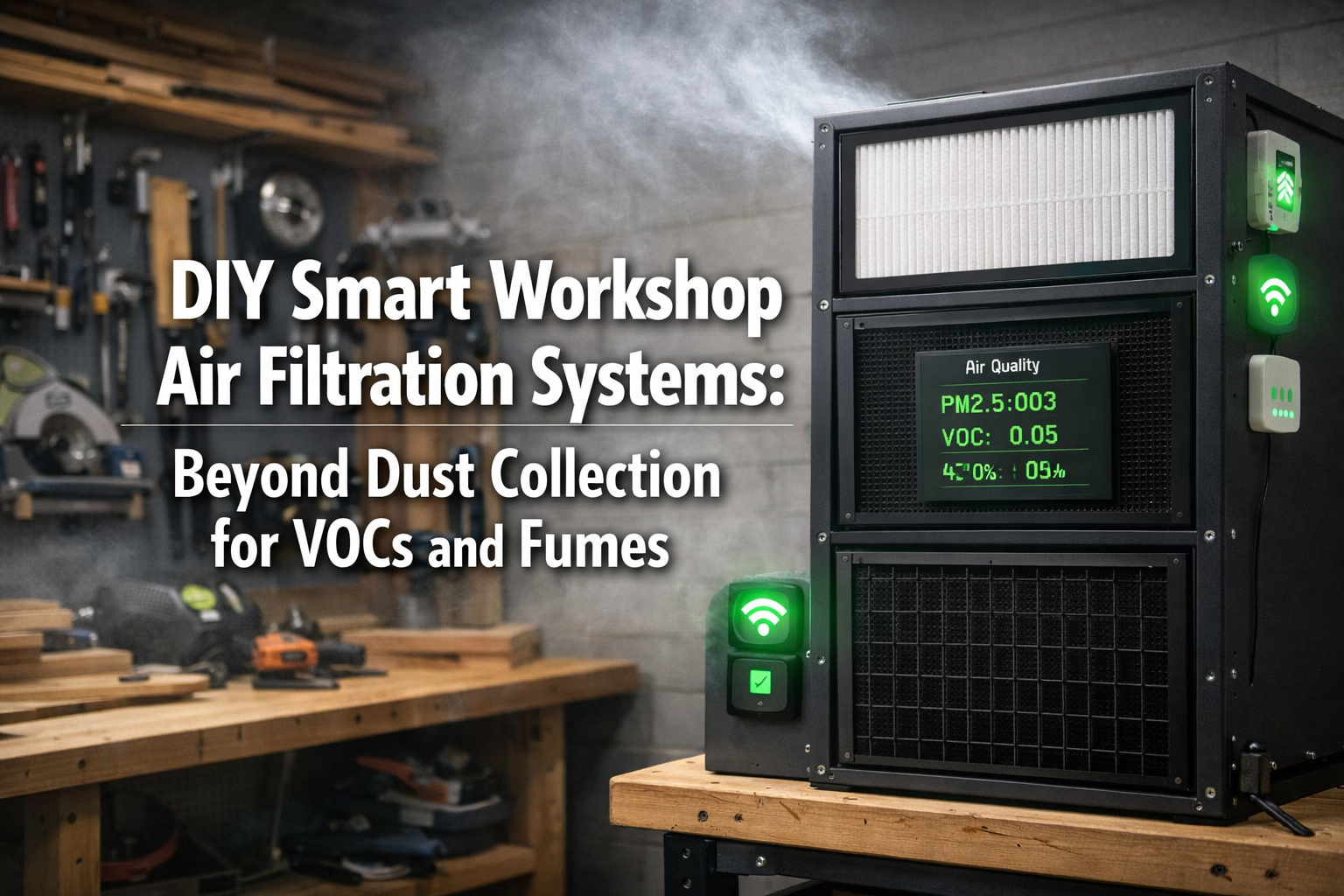 DIY Smart Workshop Air Filtration Systems: Beyond Dust Collection for