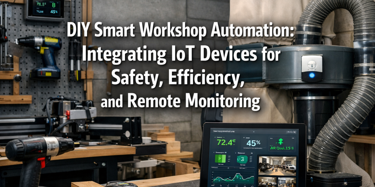 DIY Smart Workshop Automation: Integrating IoT Devices for Safety, Efficiency, and Remote Monitoring