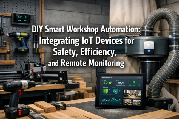 DIY Smart Workshop Automation: Integrating IoT Devices for Safety, Efficiency, and Remote Monitoring