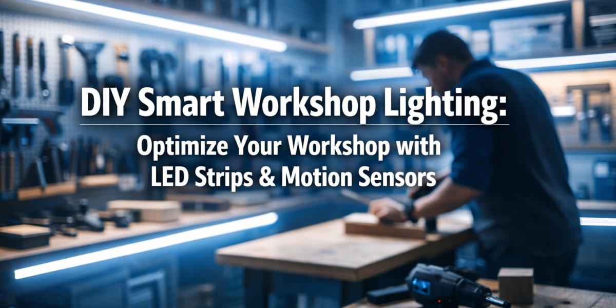 DIY Smart Workshop Lighting: Integrating LED Strips and Motion Sensors for Optimal Visibility and Efficiency