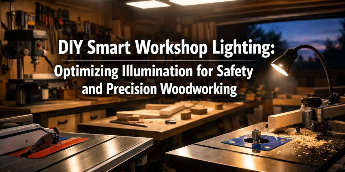 DIY Smart Workshop Lighting: Optimizing Illumination for Safety and Precision Woodworking