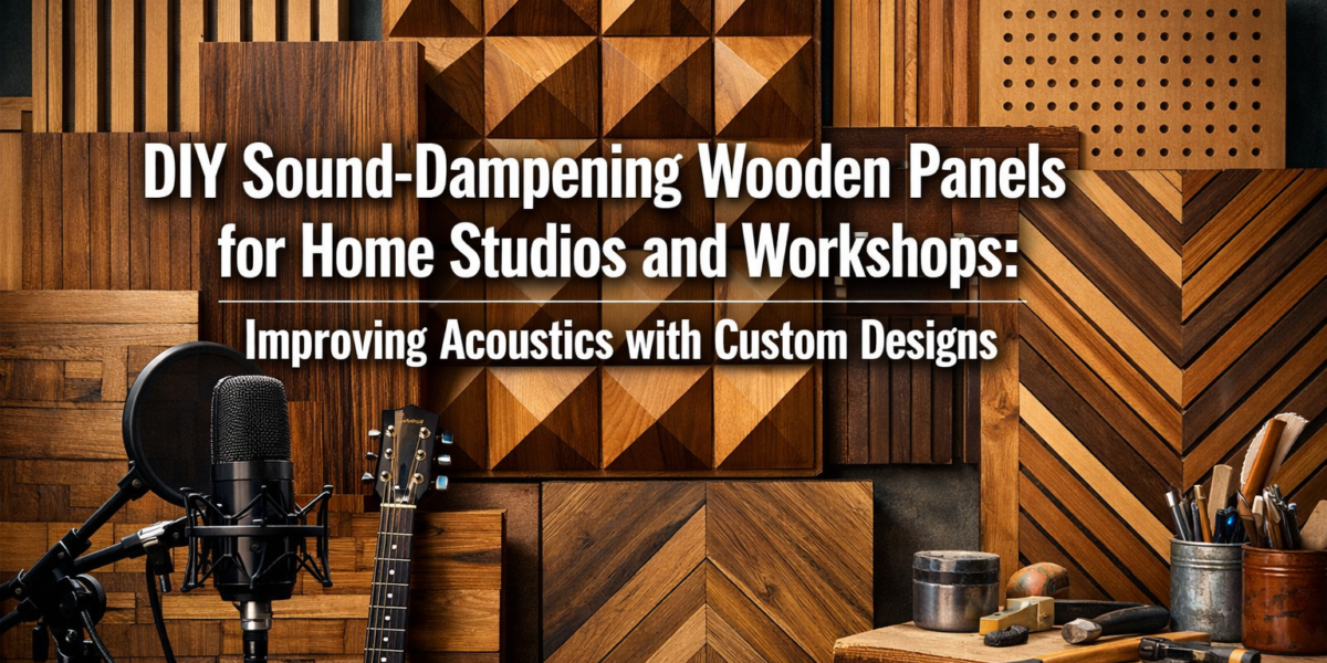 DIY Sound-Dampening Wooden Panels for Home Studios and Workshops: Improving Acoustics with Custom Designs