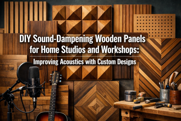 DIY Sound-Dampening Wooden Panels for Home Studios and Workshops: Improving Acoustics with Custom Designs