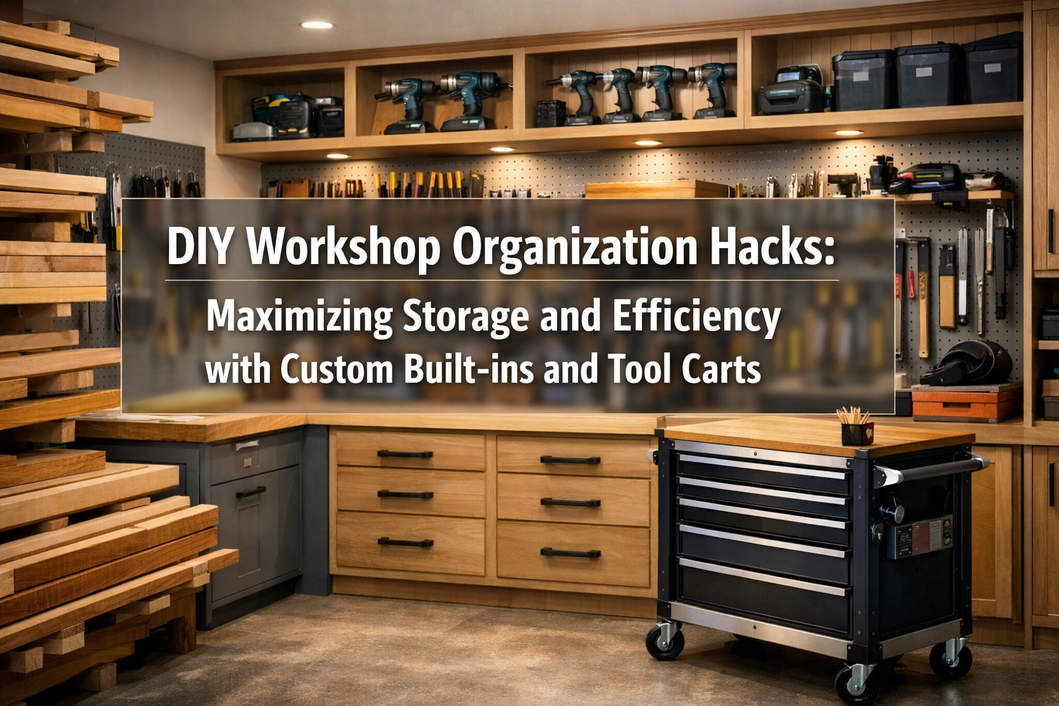 DIY Workshop Organization Hacks: Maximizing Storage and Efficiency
