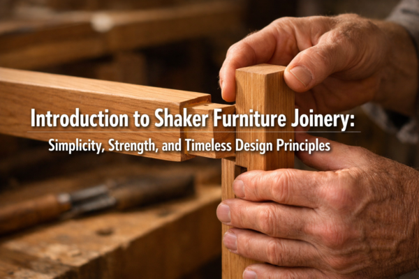 Introduction to Shaker Furniture Joinery: Simplicity, Strength, and Timeless Design Principles