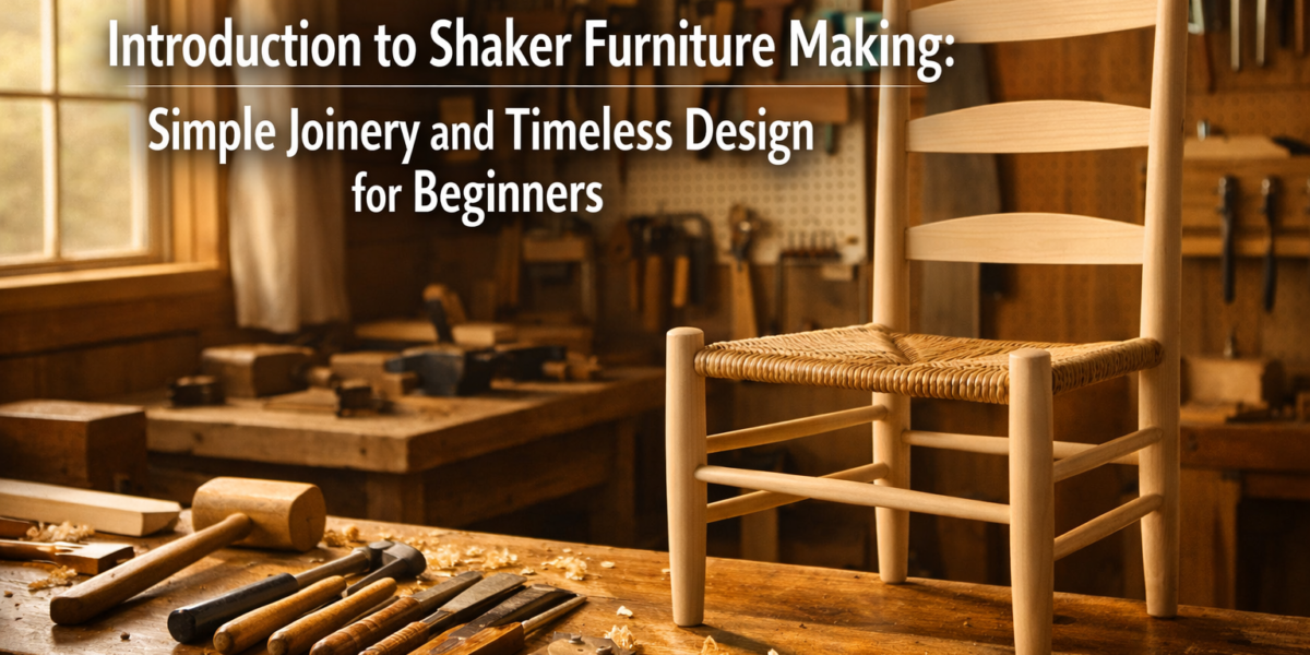 Introduction to Shaker Furniture Making: Simple Joinery and Timeless Design for Beginners
