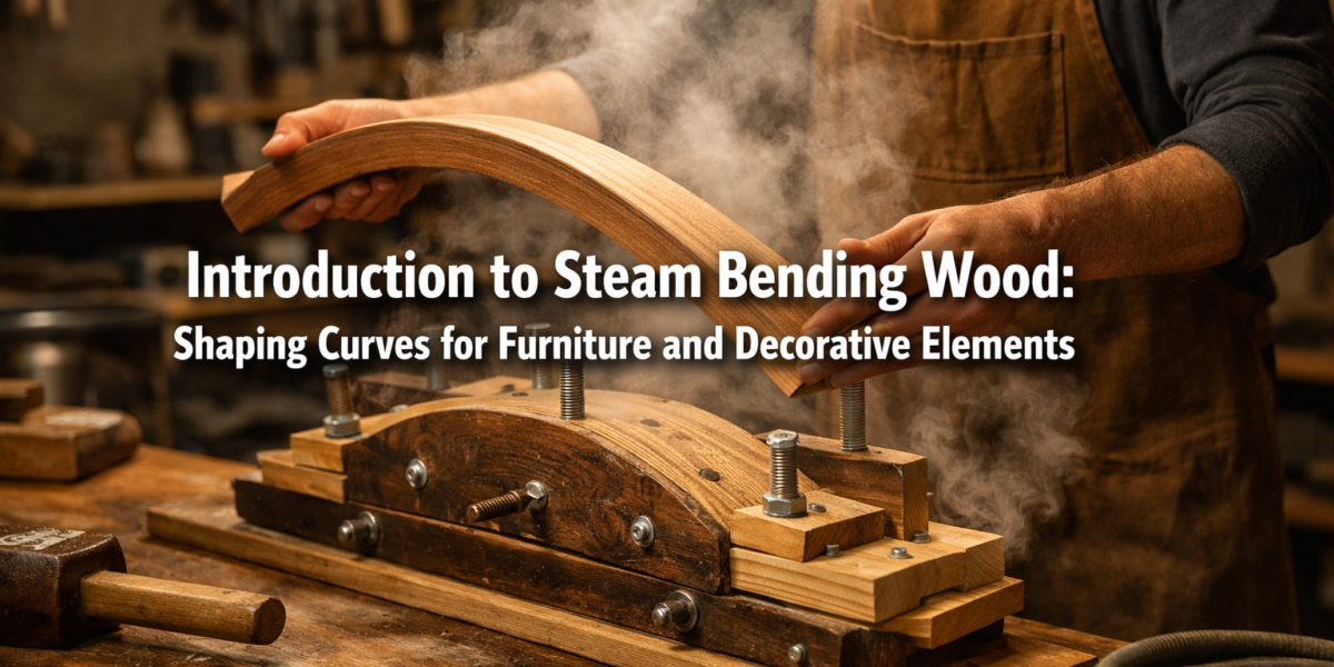 Introduction to Steam Bending Wood: Shaping Curves for Furniture and Decorative Elements