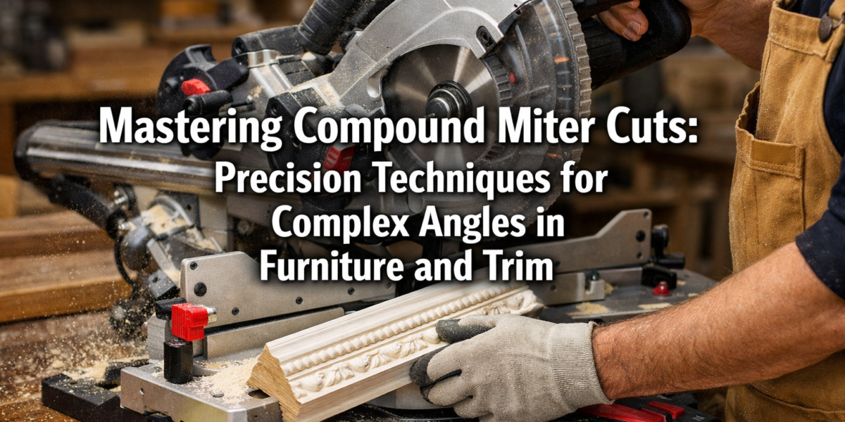 Mastering Compound Miter Cuts: Precision Techniques for Complex Angles in Furniture and Trim
