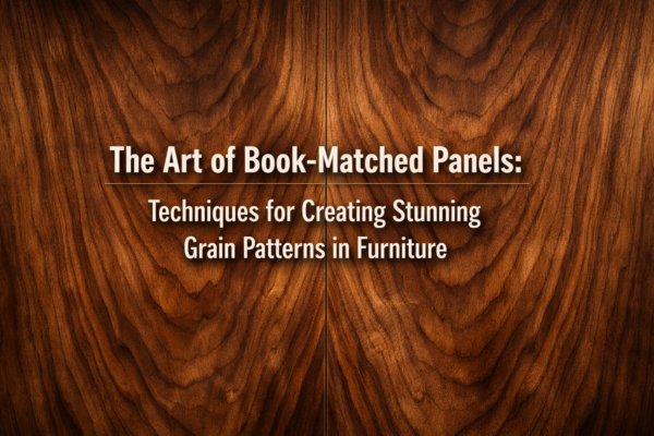 The Art of Book-Matched Panels: Techniques for Creating Stunning Grain Patterns in Furniture
